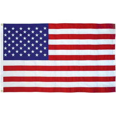 3x5 American Flag poly-cotton Made in USA.