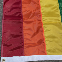 Rainbow Flag Cut & Sewn Flag - Made in USA.