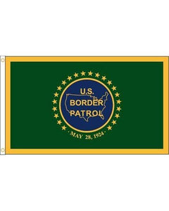 Border Patrol Flag - Made in USA.