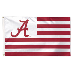 Alabama Crimson Tide Stars & Stripes Flag - Deluxe 3x5 ft - Made in USA