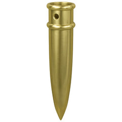 Metal Pointed Bottom Ferrule - Gold