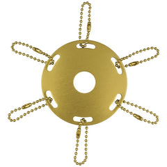 Metal Award Ribbon Pole Ring - Gold