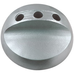 Three Hole Floor Stand - Silver