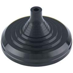 Styrene (Plastic) Table Bases For Mounted Flag - Black