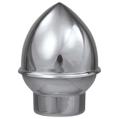 Plastic Slip Fit Acorn - Silver