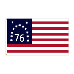 Bennington Flag - Outdoor and Indoor - 76 Nylon Embroidered - Made in America