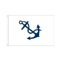 12x18 inch Fleet Captain Flag - Nylon - Made in USA