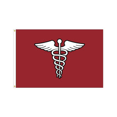 12x18 inch Surgeon Flag - Nylon - Made in USA