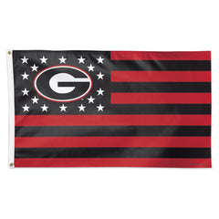 Georgia Bulldogs Stars & Stripes Flag - Deluxe 3x5 ft - Made in USA