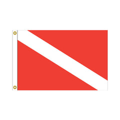 Skin Diver Flag - Nylon - Made in USA