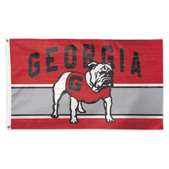 Georgia Bulldogs Vintage Collegiate Flag – Deluxe 3x5 Made in USA