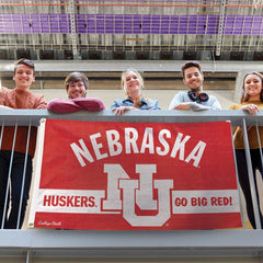 Nebraska Cornhuskers College Vault Flag – Deluxe 3x5 Made in USA