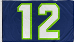 3x5 Seattle Seahawks 12th Man Flag