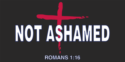 Not Ashamed Christian Bumper Sticker