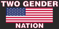 Two Gender Nation Bumper Sticker