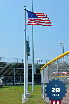 Flag Pole Heavy Duty Aluminum - Commercial Series