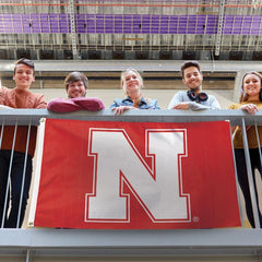 3x5 Nebraska Cornhuskers Deluxe Flag