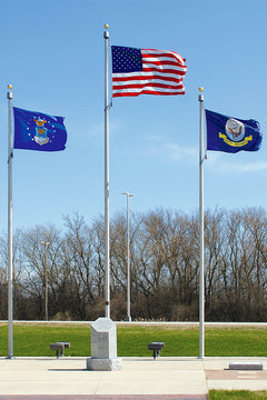 30ft Heavy Duty Flagpole - EC30