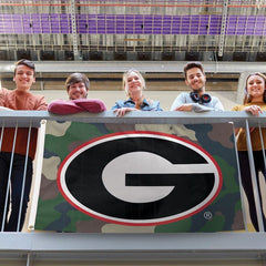 Georgia Bulldogs Camouflage Flag - Deluxe 3x5 ft - Made in USA