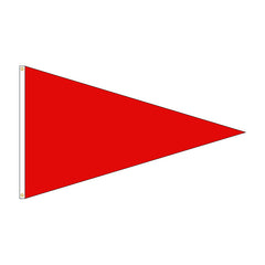 Solid Color Nylon Pennant Flag – Golf, Events, Dealerships & Marine Use