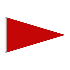 Solid Color Nylon Pennant Flag – Golf, Events, Dealerships & Marine Use