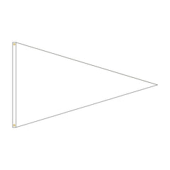 Solid Color Nylon Pennant Flag – Golf, Events, Dealerships & Marine Use