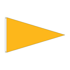 Solid Color Nylon Pennant Flag – Golf, Events, Dealerships & Marine Use