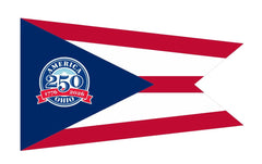 3x5 ft Ohio 250 Commemorative Flag image