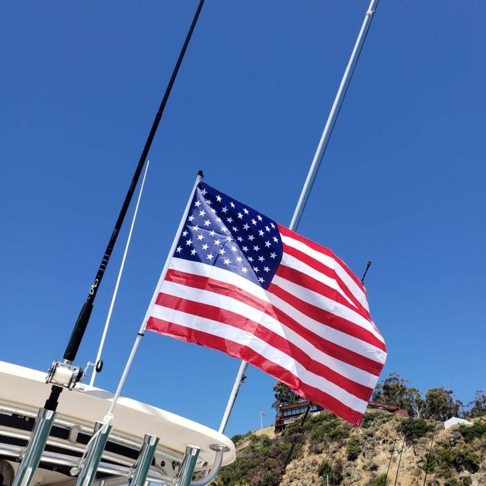 Made in Boating Flag Pole for Rod Rocket - Main Image