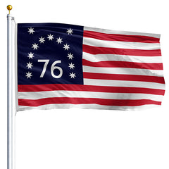 Bennington Flag - Outdoor and Indoor - 76 Nylon Embroidered - Made in America
