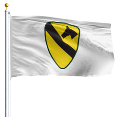 3x5 1st Cavalry Division (White) Flag made in USA