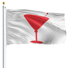 12x18 inch Cocktail Time Flag - Nylon - Made in USA