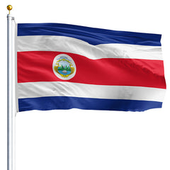 Costa Rica with Seal Flag - Made in USA