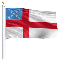 Episcopal Nylon Dyed Flag - Made in USA