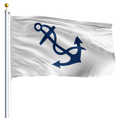 12x18 inch Fleet Captain Flag - Nylon - Made in USA
