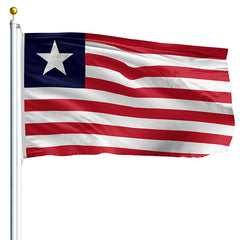 Liberia Flag - Made in USA