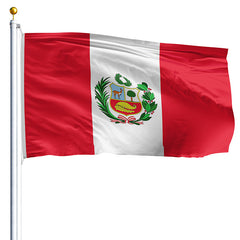 Peru Flag Official Commercial - Made in USA