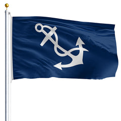 12x18 inch Port Captain Flag - Nylon - Made in USA