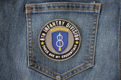 8th Infantry Division Pathfinder Patch - 3x3 inch