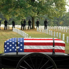 American Casket Flag 5x9.5 ft Made in USA