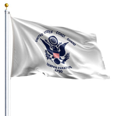 Coast Guard Flag - Outdoor - Commercial - Nylon Made in USA