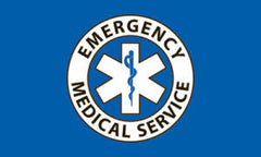 Emergency Medical Services Flag Nylon Outdoor Made in USA