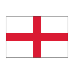 The flag of England, featuring a red St. George's cross on a white background, enclosed in a thin black rectangular border.