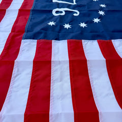 Bennington Flag - Outdoor and Indoor - 76 Nylon Embroidered - Made in America