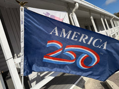 America's 250th Anniversary Nylon Flag Blue Made in USA