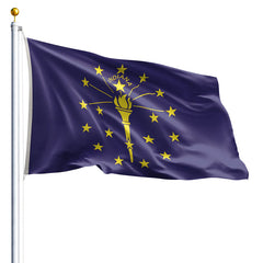 Indiana State Flag Nylon Outdoor Made in USA
