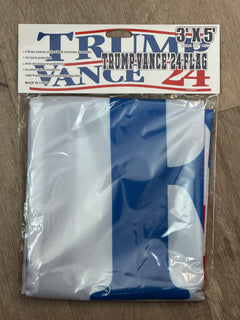 Trump Vance ‘24 White 3x5 Flag - Economical