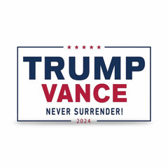 Trump Vance Never Surrender 3x5 Flag - Economical