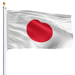 Japan 5 x 8 Nylon Dyed Flag (USA Made)