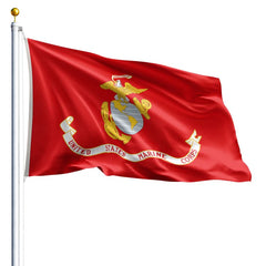 US Marine Corps Flag Outdoor Commercial Nylon Printed Made in USA